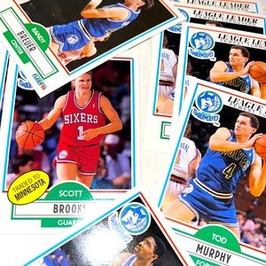 NBA 1990 Vintage Fleer Minnesota Timberwolves basketball sports cards pack